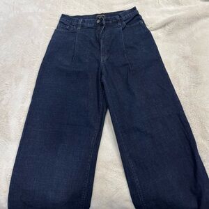 Banana Republic Dark Blue Wide Leg Jeans